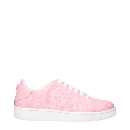 Versace Sneakers Dames Leer Roze