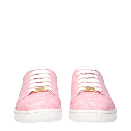 Versace Sneakers Dames Leer Roze