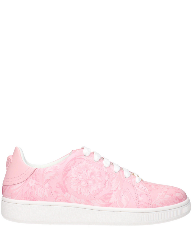 Versace Sneakers Dames Leer Roze