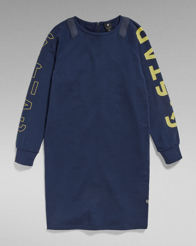 Sweater Jurk met lange mouw en print