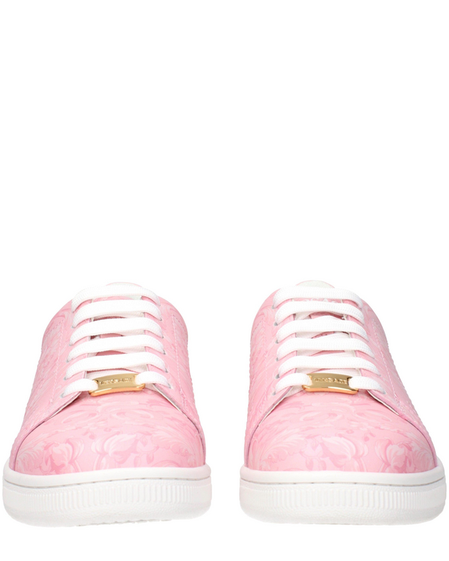 Versace Sneakers Dames Leer Roze
