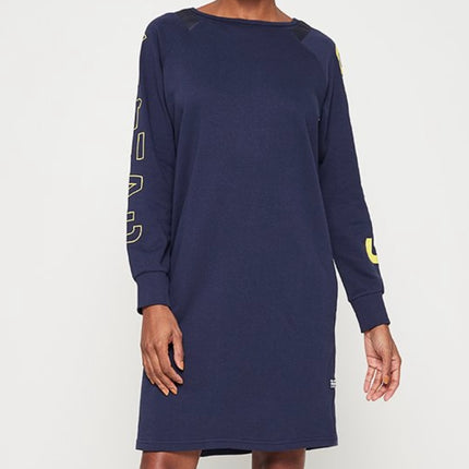 Sweater Jurk met lange mouw en print