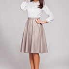 beige / L