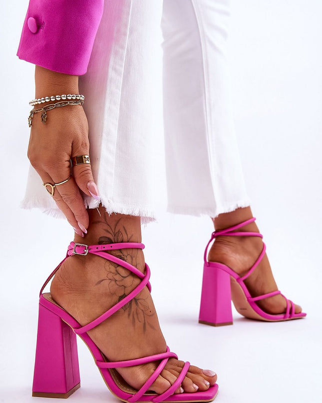 sandalen op hak Step in style