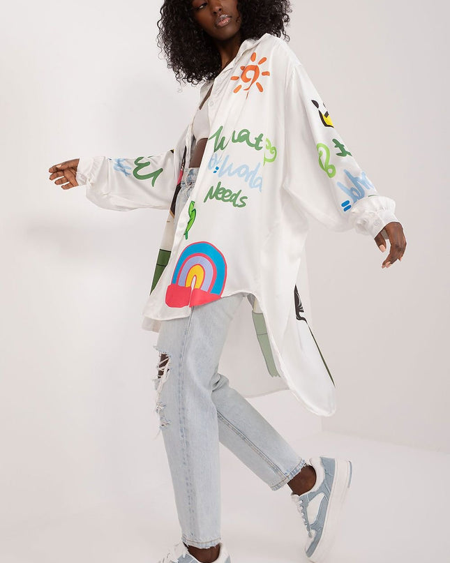 Overhemd met lange mouwen Italy Moda