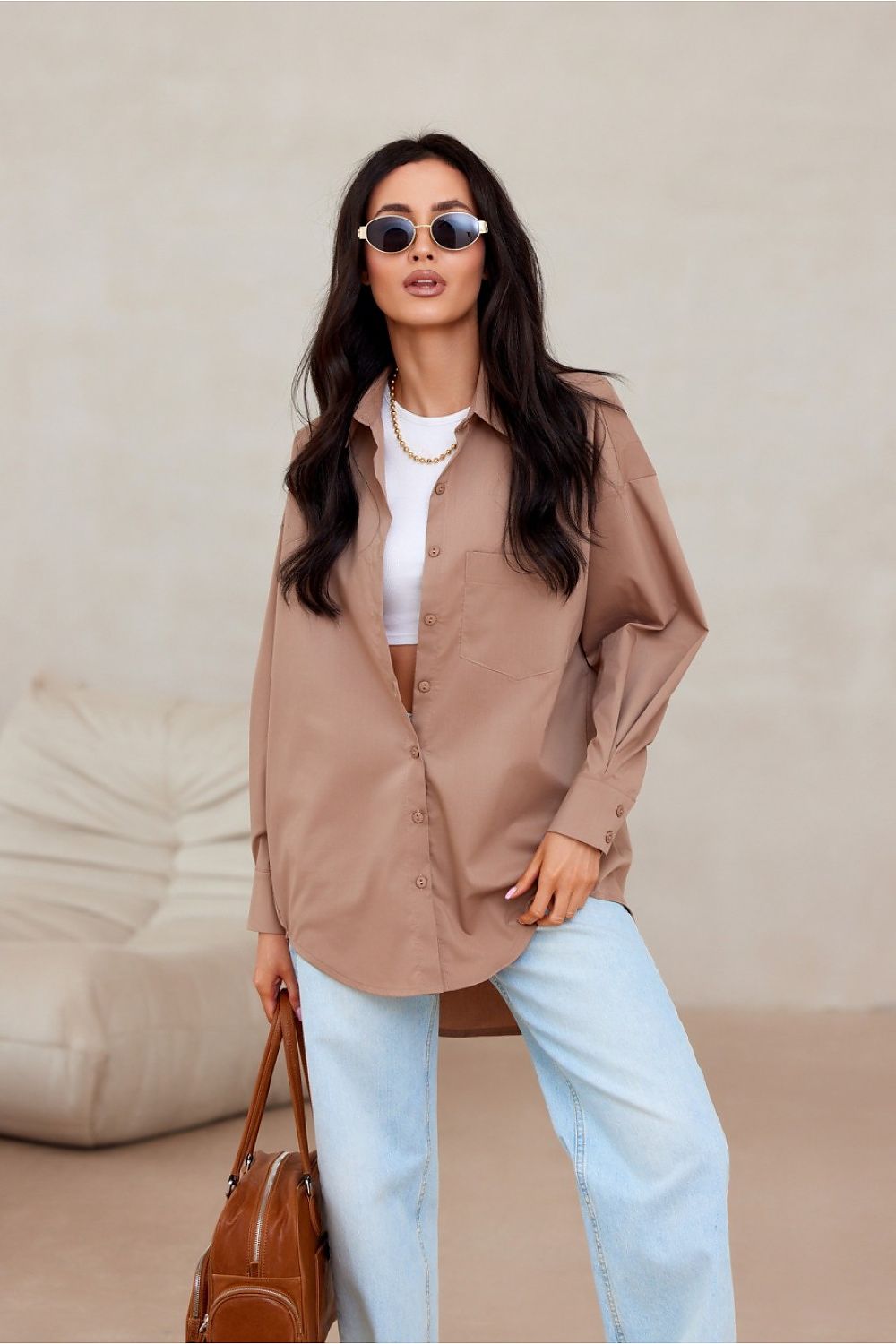  Overhemd met lange mouwen model 207004 Roco Fashion 