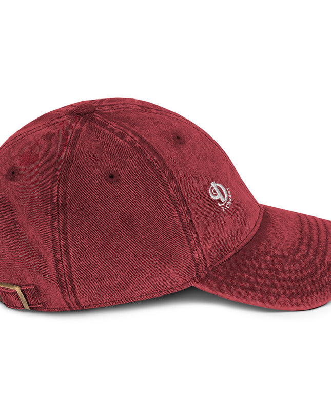 Vintage pet van katoenen keperstof unisex