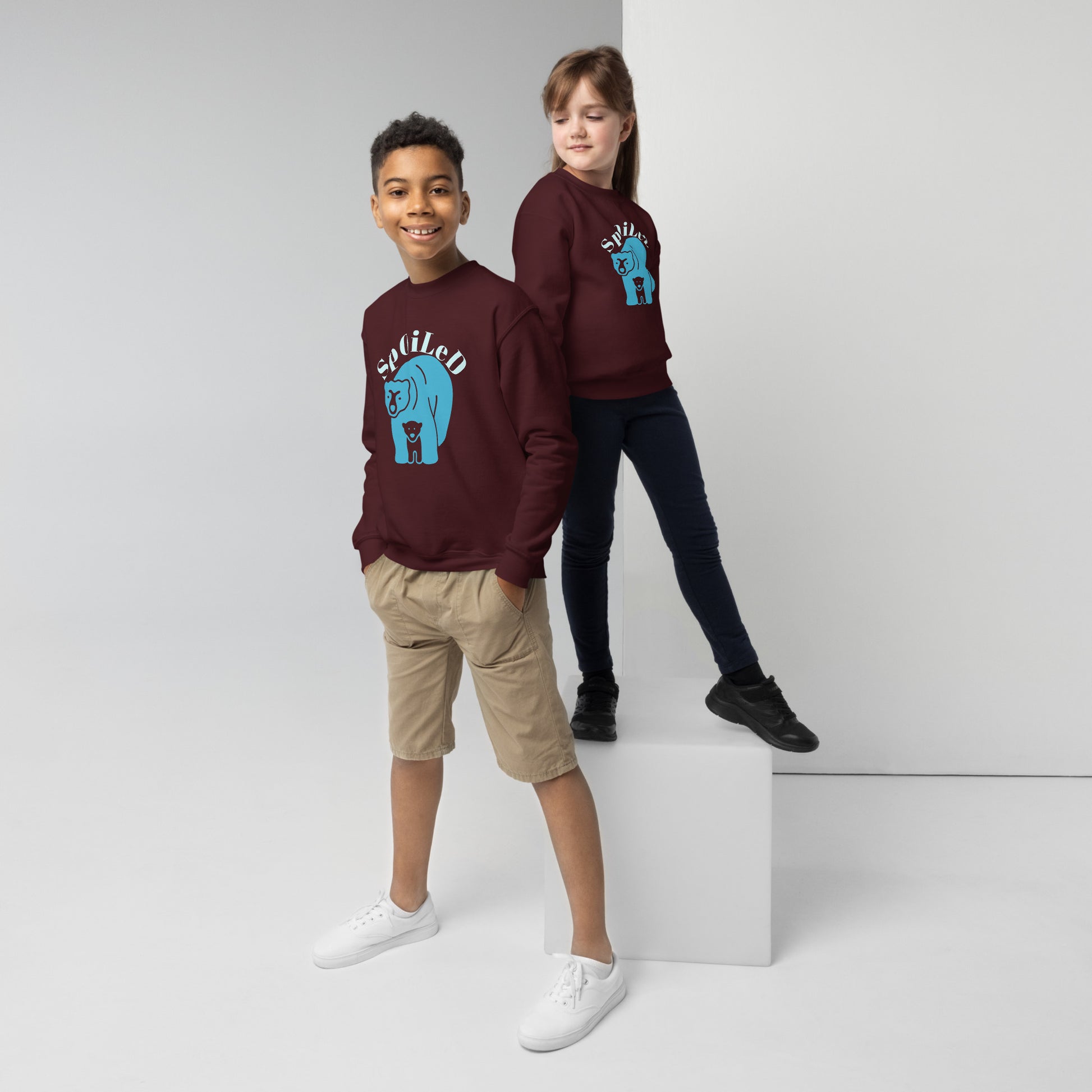 Sweatshirt met ronde hals voor kinderen