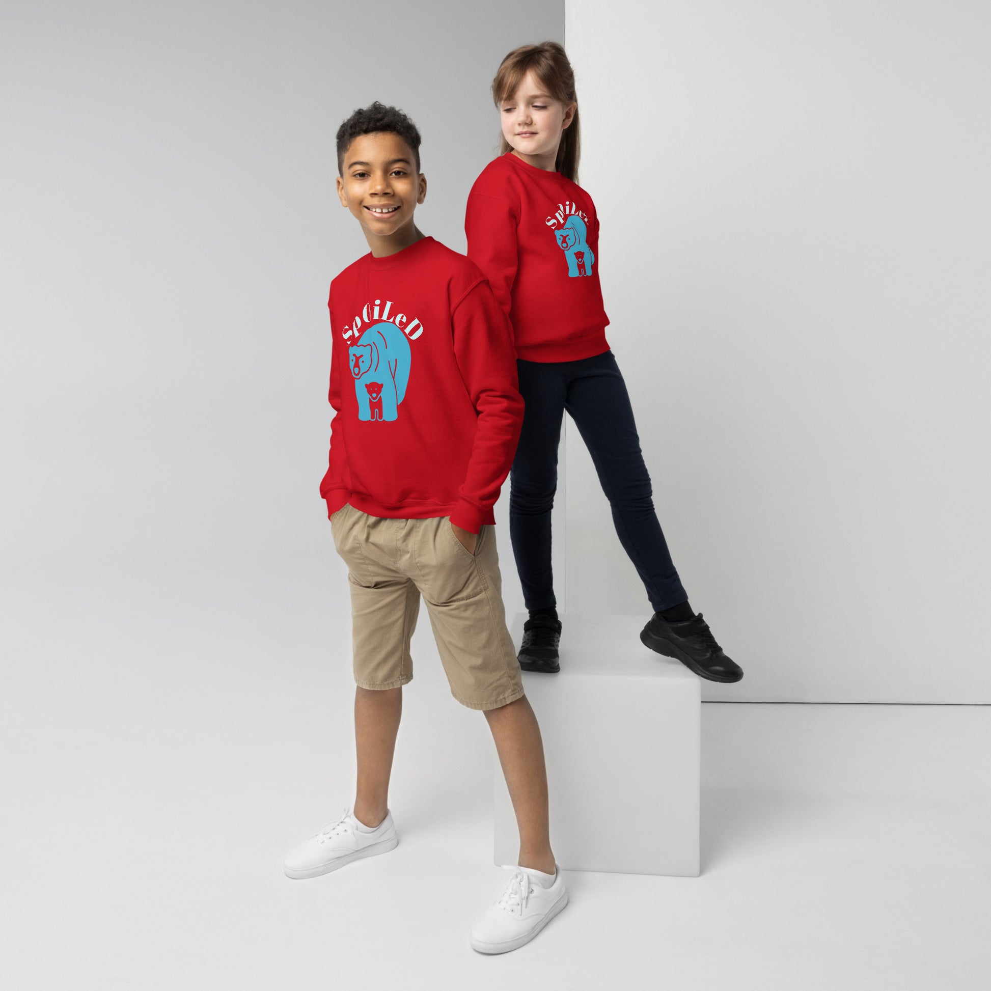 Sweatshirt met ronde hals voor kinderen