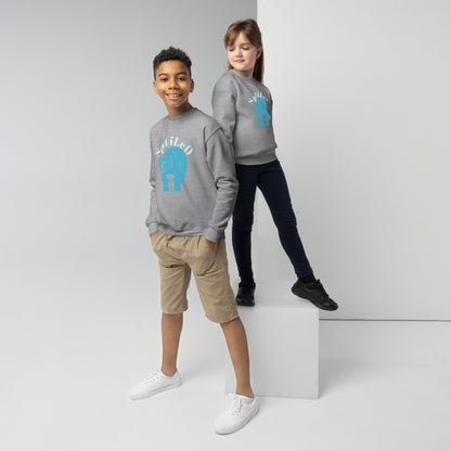 Sweatshirt met ronde hals voor kinderen