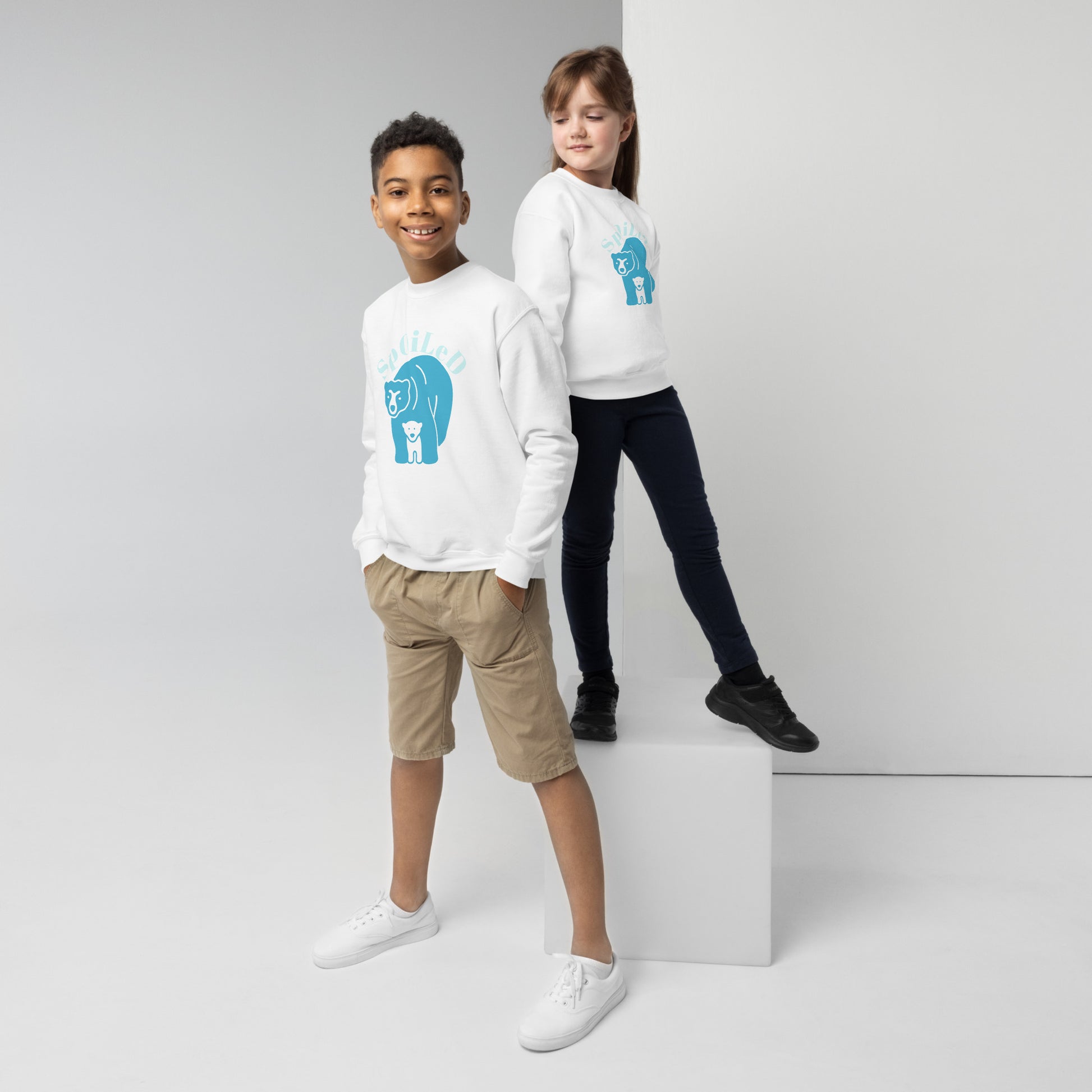 Sweatshirt met ronde hals voor kinderen